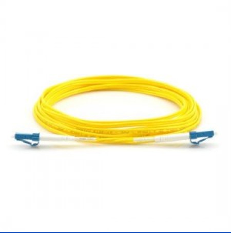 a yellow patch cable